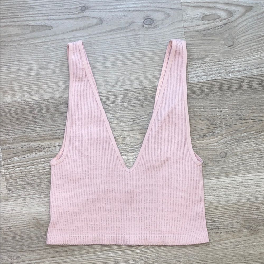 Free People Intimately Deep V-Neck Tanktop